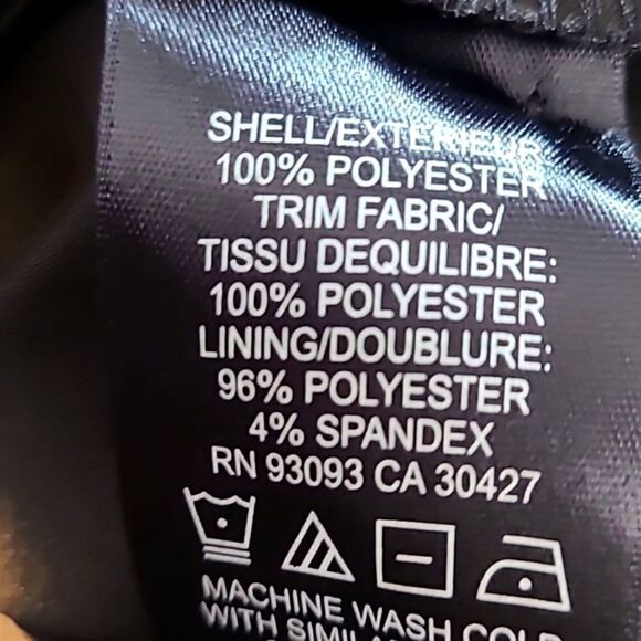 Nic + Zoe Sleeveless Black Dress with Scalloped Overlay, Size PP, NWOT - Picture 8 of 8